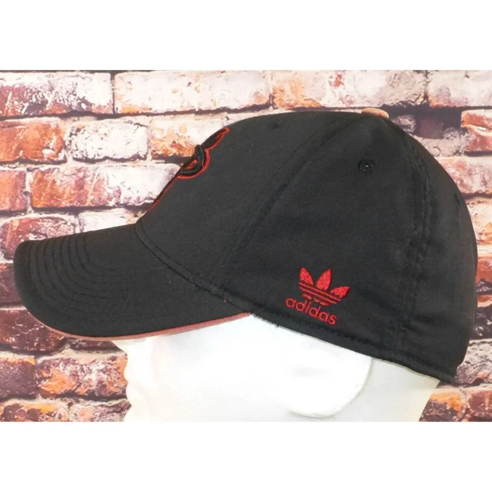Adidas Miami Heat NBA Black & Red Fitted Cap S/M‎